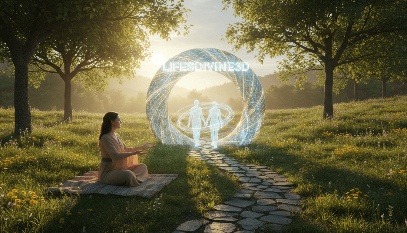 Person in peaceful environment, symbolizing support and guidance.