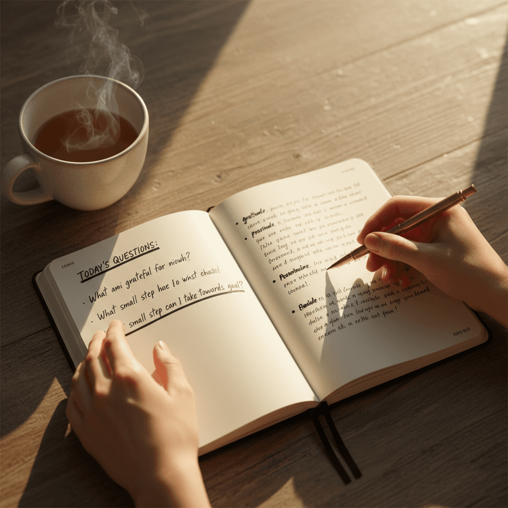 Journaling and reflection work